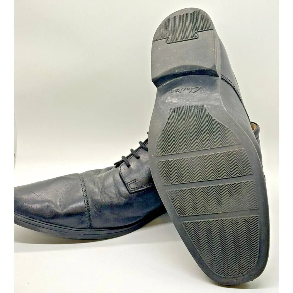 Clarks 15770 Narrative Tilden Cushion Plain Toe Dress Oxfords shoes Men's 11M